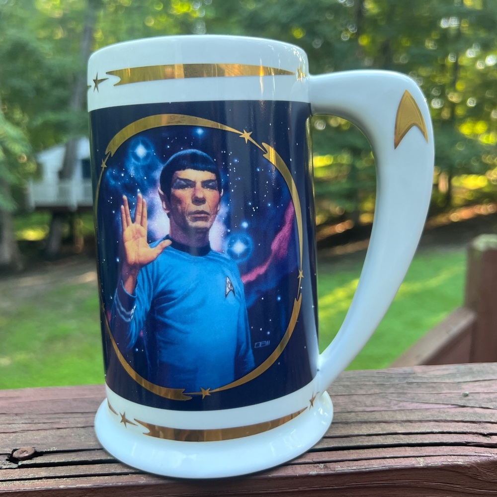 Star Trek MR. Spock Tankard Collection Heavyweight 28oz Collectible Mug| 1994